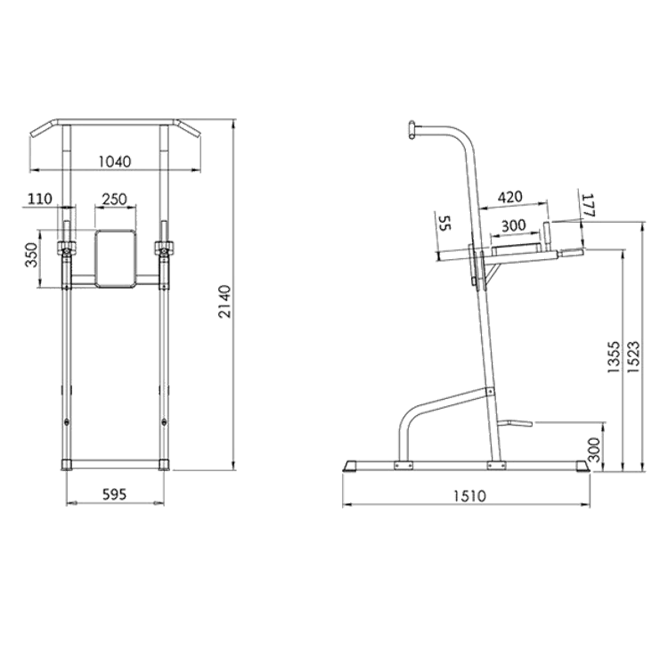 Basic Trainer Gym Tower - DirectHomeGym