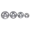 Tri-grip Cast Iron Weight Plates (1.25KG - 20KG) - Olympic Size - DirectHomeGym