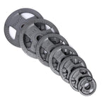 Tri-grip Cast Iron Weight Plates (1.25KG - 20KG) - Olympic Size - DirectHomeGym