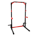 Half Rack with Lats Pull down and Row Machine - DirectHomeGym