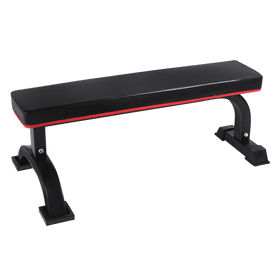 Flat Bench Black with 7cm Cushion - DirectHomeGym