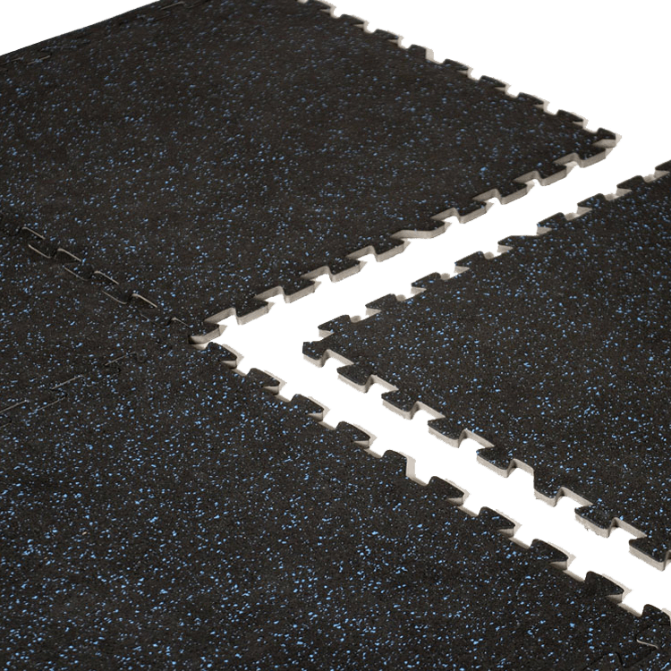 Interlocking Rubber Mat (15mm or 20mm) 52.5cm x 52.5cm - DirectHomeGym