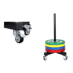 Mobile Vertical Olympic Plates Storage Rack - DirectHomeGym