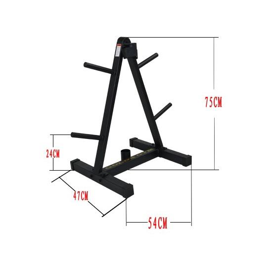 Weight Tree for Standard Plates & Bar Storage - DirectHomeGym