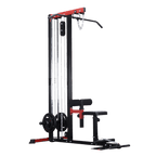 Lats Pull down and Row Machine with Seat - DirectHomeGym