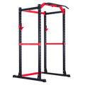 Full Power Rack with Lats Cable Machine and Options - DirectHomeGym