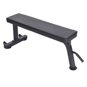 Flat Bench Black with Wheels - DirectHomeGym