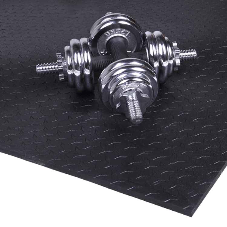 High Quality Rubber Floor Mat 1.2m x 1.8m (Pre-cut) - DirectHomeGym