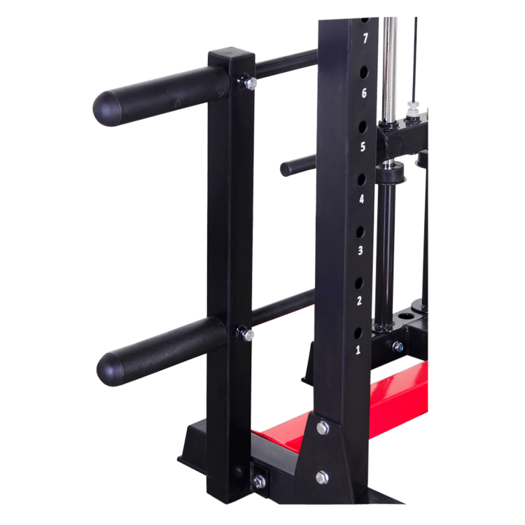 Full Power Rack with Lats Cable Machine and Options - DirectHomeGym